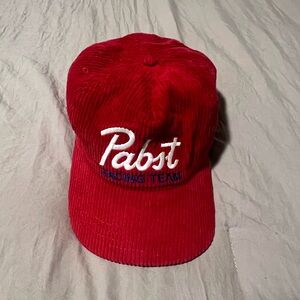 Urban Outfitters Red Corduroy Hat